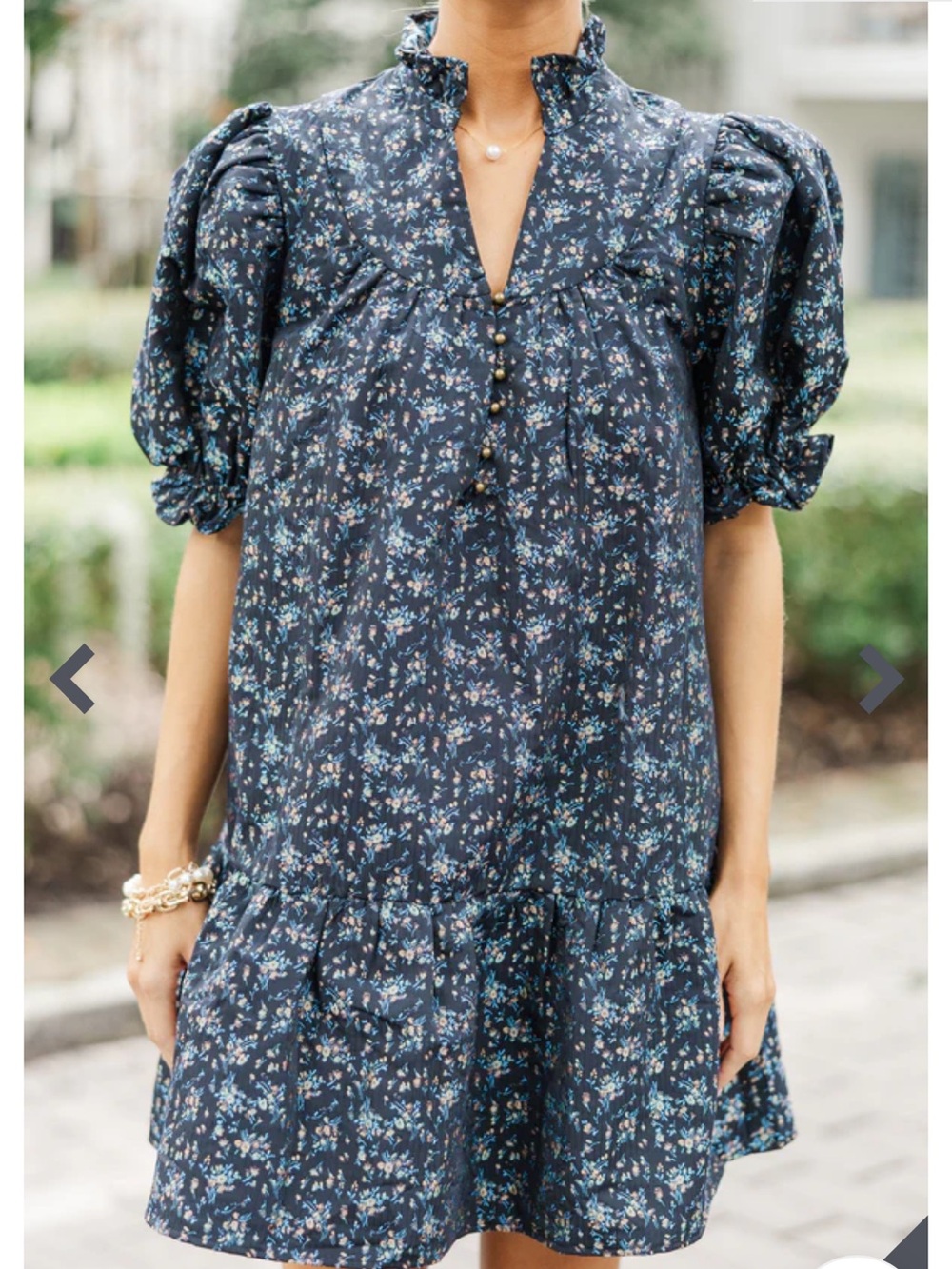 entro Lean On Me Ditsy Floral Brocade Dress - Never been worn - Picture 7 of 11